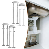 Maxbell 2Pcs Undermount Sink Bracket Adjustable Height for Restroom Bathroom Counter M