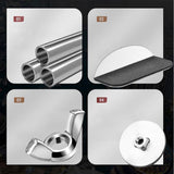 Maxbell 2Pcs Undermount Sink Bracket Adjustable Height for Restroom Bathroom Counter M