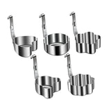 Maxbell 5 Pieces Egg Rings Accessories Egg Moulds for Burger Mini Pancakes Breakfast