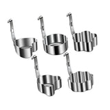 Maxbell 5 Pieces Egg Rings Accessories Egg Moulds for Burger Mini Pancakes Breakfast