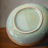 Maxbell Ceramic Salad Plate Elegant Irregular Deep Plate for Restaurant Home Wedding