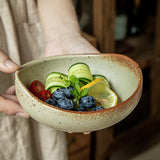 Maxbell Irregular Salad Bowl Modern Versatile Decor Food Bowl for Kitchen Home Snack