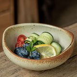 Maxbell Irregular Salad Bowl Modern Versatile Decor Food Bowl for Kitchen Home Snack