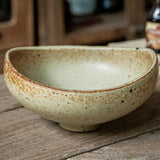 Maxbell Irregular Salad Bowl Modern Versatile Decor Food Bowl for Kitchen Home Snack