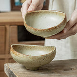 Maxbell Irregular Salad Bowl Modern Versatile Decor Food Bowl for Kitchen Home Snack