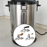 Maxbell Coffee Hot Drink Bent Spout Faucet Portable for Iced Tea Beverage Dispensers A