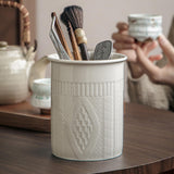 Maxbell Kitchen Utensil Holder Stable Modern Elegant Home Decoration Kitchen Counter White