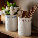 Maxbell Kitchen Utensil Holder Stable Modern Elegant Home Decoration Kitchen Counter White