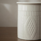 Maxbell Kitchen Utensil Holder Stable Modern Elegant Home Decoration Kitchen Counter White