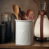 Maxbell Kitchen Utensil Holder Stable Modern Elegant Home Decoration Kitchen Counter White