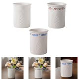 Maxbell Kitchen Utensil Holder Stable Modern Elegant Home Decoration Kitchen Counter White