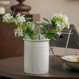 Maxbell Kitchen Utensil Holder Stable Modern Elegant Home Decoration Kitchen Counter White