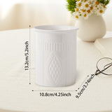Maxbell Kitchen Utensil Holder Stable Modern Elegant Home Decoration Kitchen Counter White