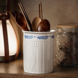 Maxbell Kitchen Utensil Holder Stable Modern Elegant Home Decoration Kitchen Counter White