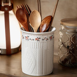 Maxbell Kitchen Utensil Holder Stable Modern Elegant Home Decoration Kitchen Counter With Flower Pattern