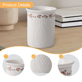 Maxbell Kitchen Utensil Holder Stable Modern Elegant Home Decoration Kitchen Counter With Flower Pattern