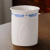 Maxbell Kitchen Utensil Holder Stable Modern Elegant Home Decoration Kitchen Counter With Leaves Pattern