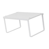 Maxbell Cabinet Shelf Space Saver Multipurpose Spice Rack for Kitchen Desktop Office White