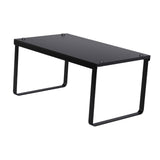 Maxbell Cabinet Shelf Space Saver Multipurpose Spice Rack for Kitchen Desktop Office Black