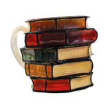 Maxbell Painted Book Mug Home Use Novelty Book Coffee Mug Collection Gift for Writer Style A