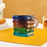 Maxbell Painted Book Mug Home Use Novelty Book Coffee Mug Collection Gift for Writer Style B