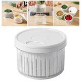 Maxbell Fresh Keeping Box Sealing Vegetable Storage Container for Ginger Garlic Nuts