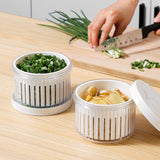 Maxbell Fresh Keeping Box Sealing Vegetable Storage Container for Ginger Garlic Nuts
