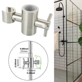 Maxbell Shower Bracket Copper Multiuse Adjustable Height for Home Apartment Restroom 2.5cm
