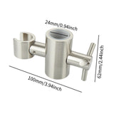 Maxbell Shower Bracket Copper Multiuse Adjustable Height for Home Apartment Restroom 2.4cm