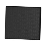 Maxbell Silicone Refrigerator Washer Mat 23.6x23.6inch Versatile Lightweight Pet Mat Black