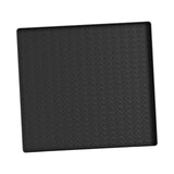 Maxbell Silicone Refrigerator Washer Mat 23.6x23.6inch Versatile Lightweight Pet Mat Black