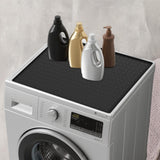 Maxbell Silicone Refrigerator Washer Mat 23.6x23.6inch Versatile Lightweight Pet Mat Black