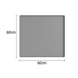 Maxbell Silicone Refrigerator Washer Mat 23.6x23.6inch Versatile Lightweight Pet Mat Grey