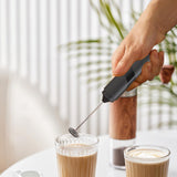 Maxbell Milk Frother Handheld with Cover Frother Wand for Macchiato Latte Cappuccino