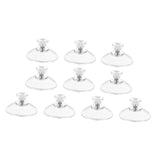 Maxbell 10x Suction Cups Heavy Duty 40mm Glass Suction Pads for Car Restroom Outdoor