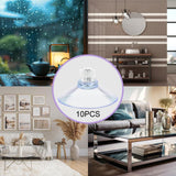 Maxbell 10x Suction Cups Heavy Duty 40mm Glass Suction Pads for Car Restroom Outdoor