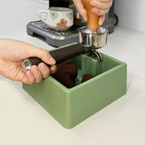Maxbell Coffee Knock Box Easy to Clean Espresso Knock Box for Home Kitchen Cafe Shop Green