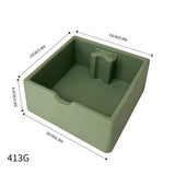 Maxbell Coffee Knock Box Easy to Clean Espresso Knock Box for Home Kitchen Cafe Shop Green