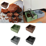 Maxbell Coffee Knock Box Easy to Clean Espresso Knock Box for Home Kitchen Cafe Shop Green