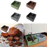 Maxbell Coffee Knock Box Easy to Clean Espresso Knock Box for Home Kitchen Cafe Shop Green