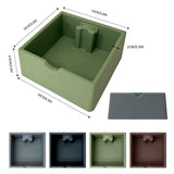 Maxbell Coffee Knock Box Easy to Clean Espresso Knock Box for Home Kitchen Cafe Shop Green