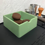 Maxbell Coffee Knock Box Easy to Clean Espresso Knock Box for Home Kitchen Cafe Shop Green