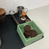 Maxbell Coffee Knock Box Easy to Clean Espresso Knock Box for Home Kitchen Cafe Shop Green