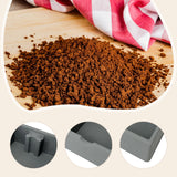 Maxbell Coffee Knock Box Easy to Clean Espresso Knock Box for Home Kitchen Cafe Shop Gray