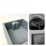 Maxbell Coffee Knock Box Easy to Clean Espresso Knock Box for Home Kitchen Cafe Shop Gray