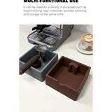 Maxbell Coffee Knock Box Easy to Clean Espresso Knock Box for Home Kitchen Cafe Shop Gray