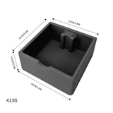 Maxbell Coffee Knock Box Easy to Clean Espresso Knock Box for Home Kitchen Cafe Shop Black