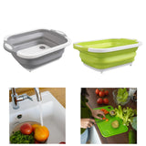 Maxbell Cutting Board BBQ Prep Tub Camping Sink for Fishing Beach Garden