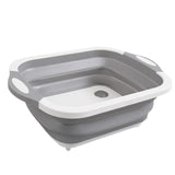 Maxbell Cutting Board BBQ Prep Tub Camping Sink for Fishing Beach Garden