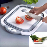 Maxbell Cutting Board BBQ Prep Tub Camping Sink for Fishing Beach Garden